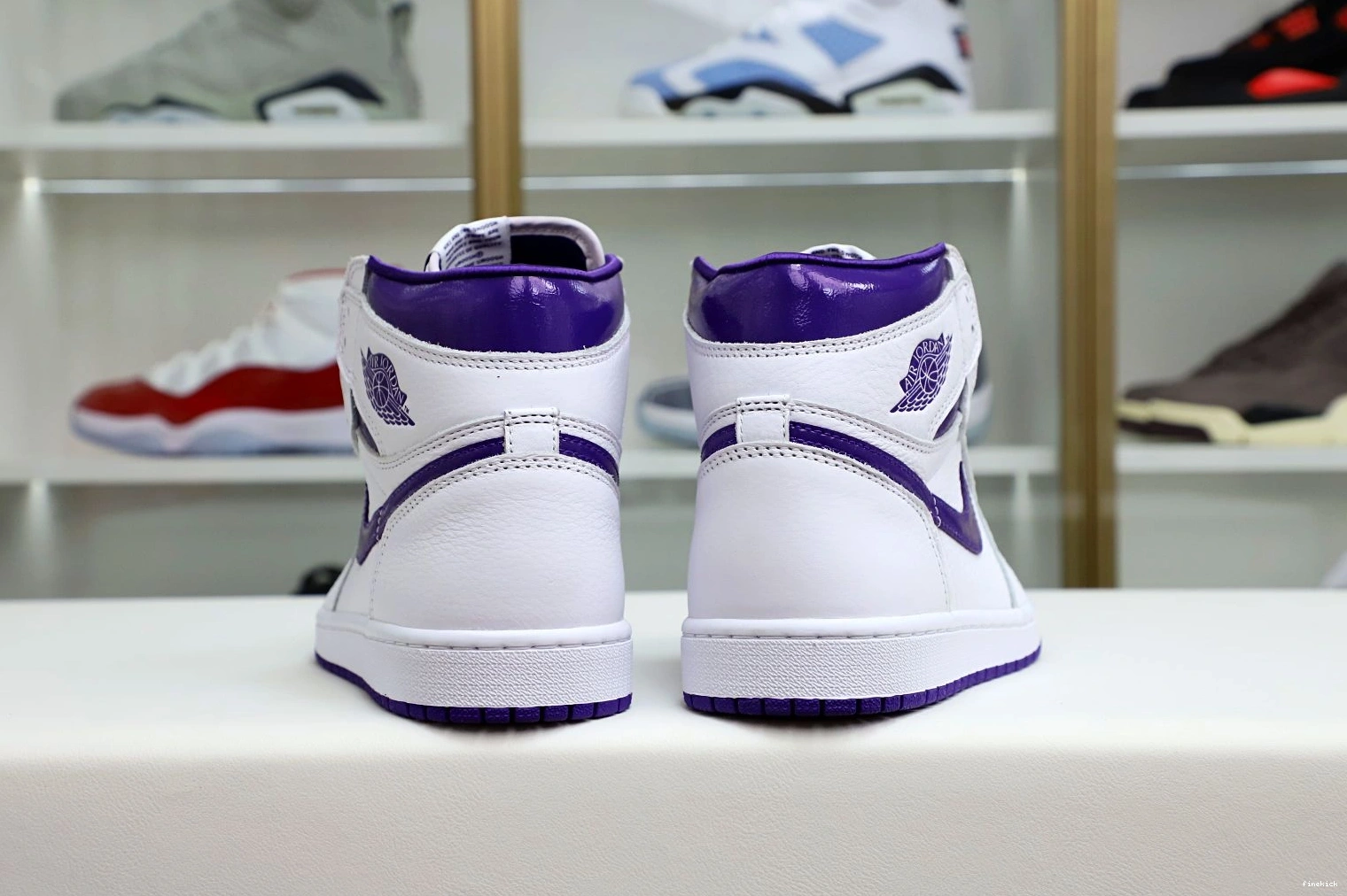 Jordan Purple 1 High OG Air Court 0919